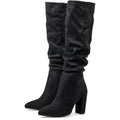 Bottes hautes à bout pointu tendance pour femmes