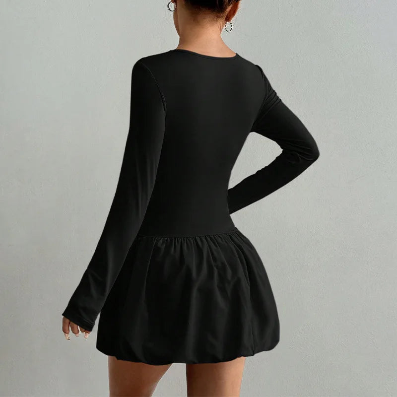 Robe élégante à manches longues pour femmes
