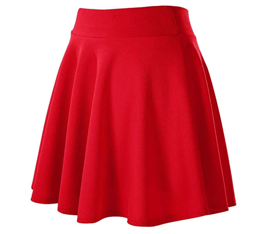 Jupes courte plissée et bouffante pour femmes