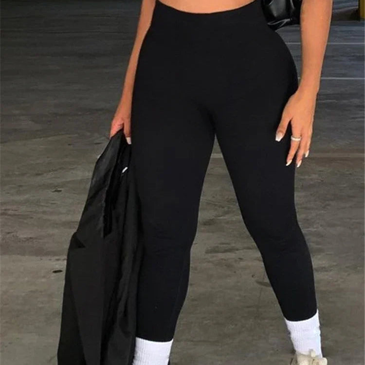 Leggings Push Up en tricot sans couture pour femmes