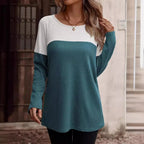 T-shirt à manches décontracté lâche pour femmes