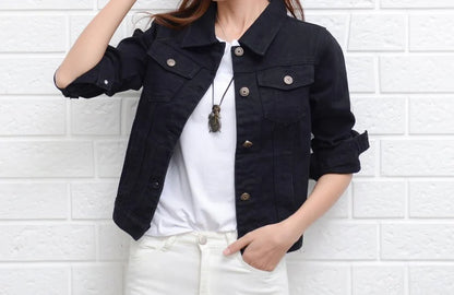 Veste Courte en Jean Femme – Coupe Décontractée