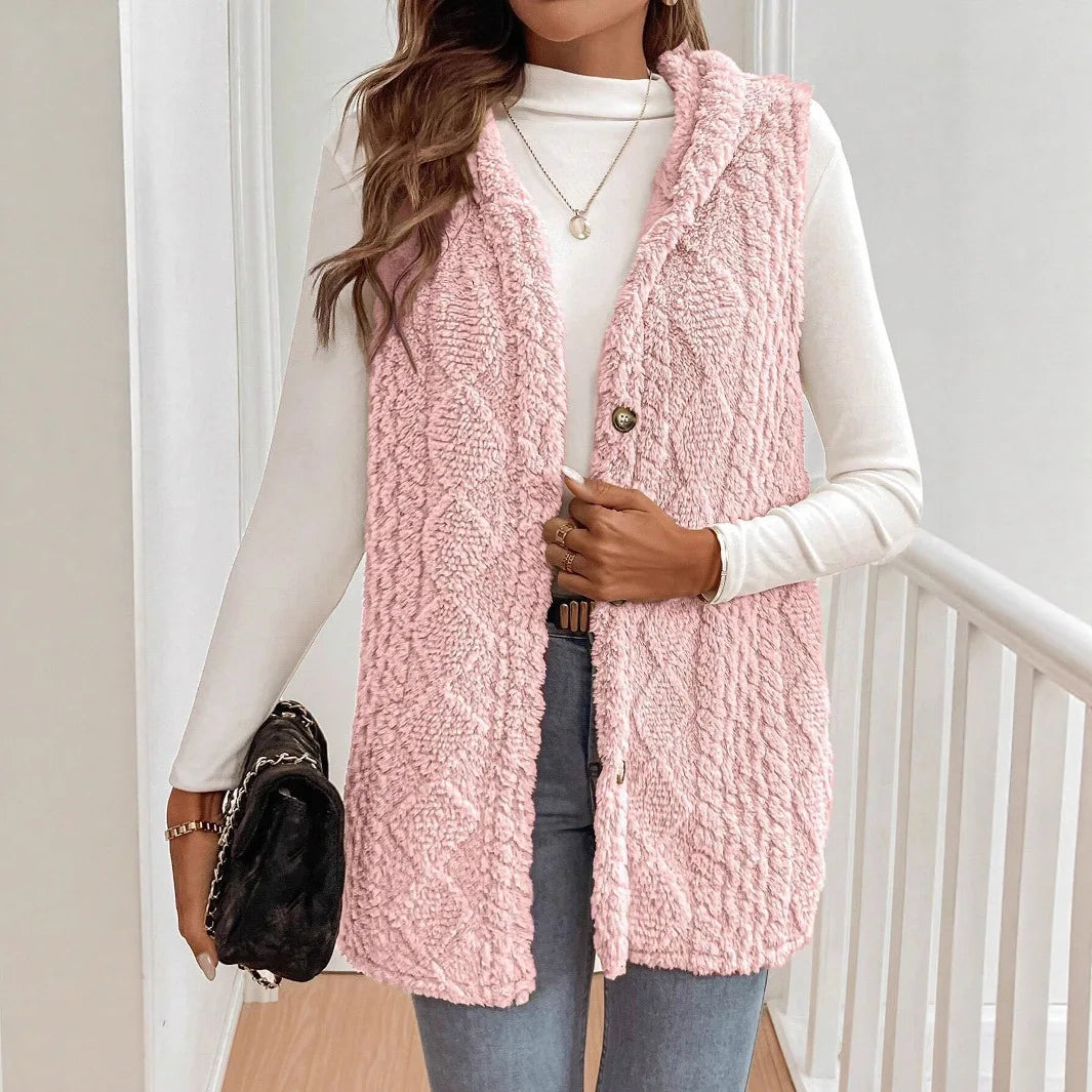 Gilet ample sans manches pour femmes