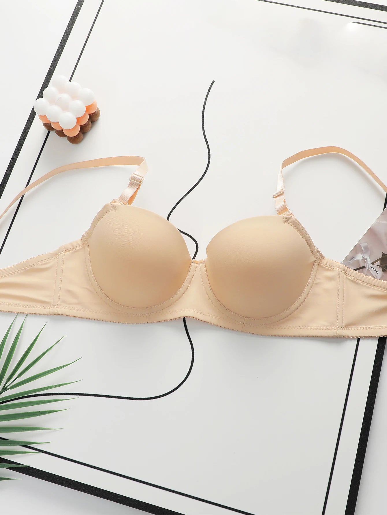 Soutien-gorge sexy de couleur unie pour femmes