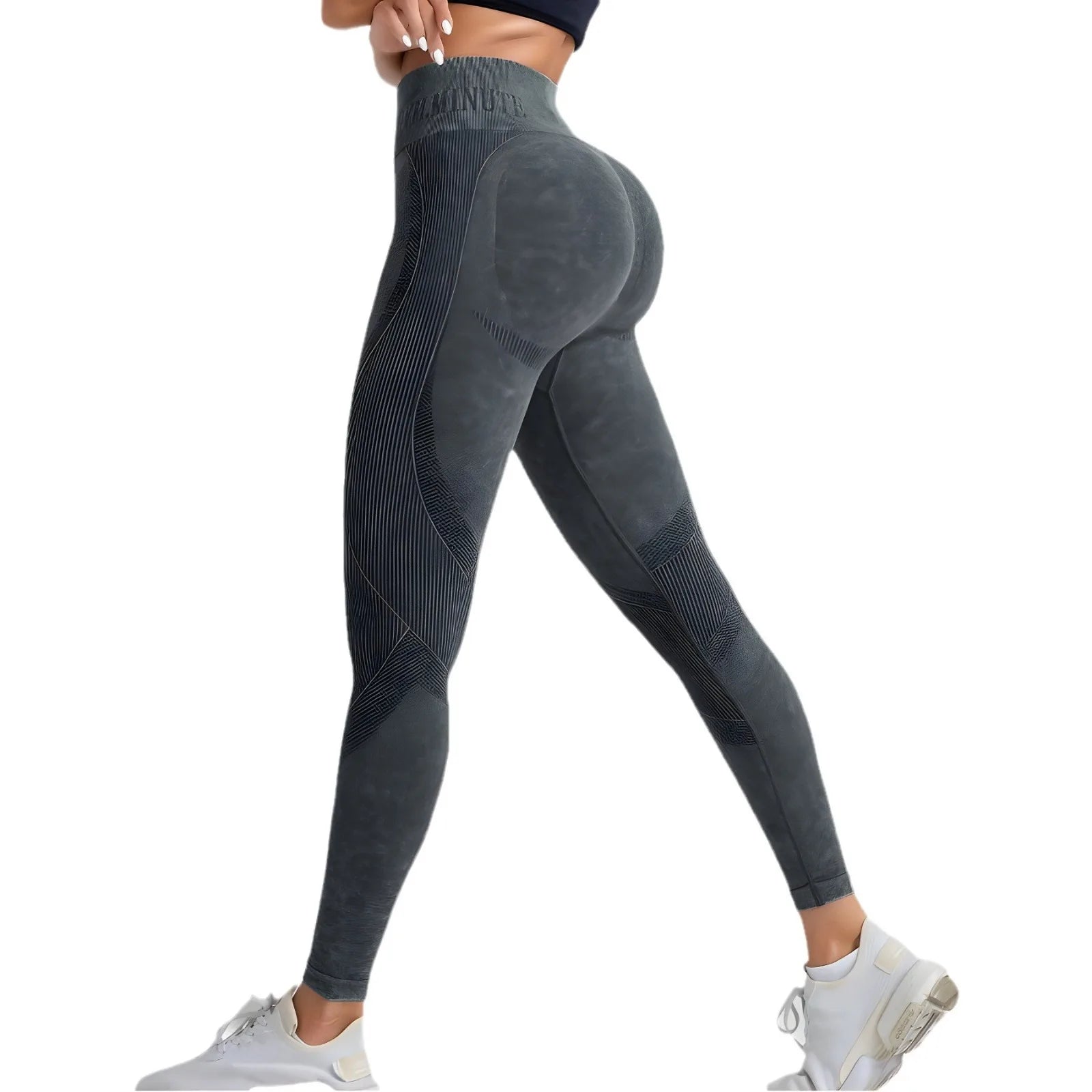 Leggings taille haute sans couture pour femmes