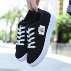 Baskets tendance en toile avec lacets pour femmes