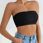 Soutien-gorge rembourré sans bretelles et antidérapant pour femmes