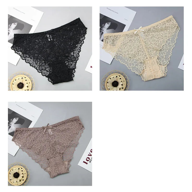Lot de 3 culottes sans couture pour femmes