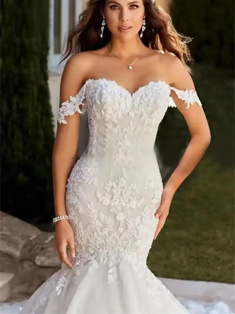 Robes De mariée sirène luxueuses pour femmes
