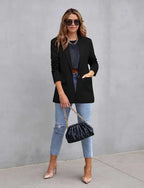 Blazer à manches longues pour femmes