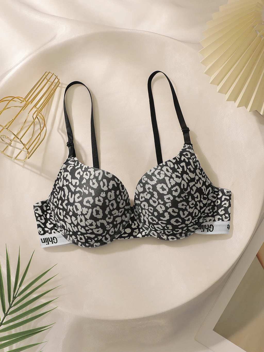Soutien-gorge sexy imprimé léopard pour femmes