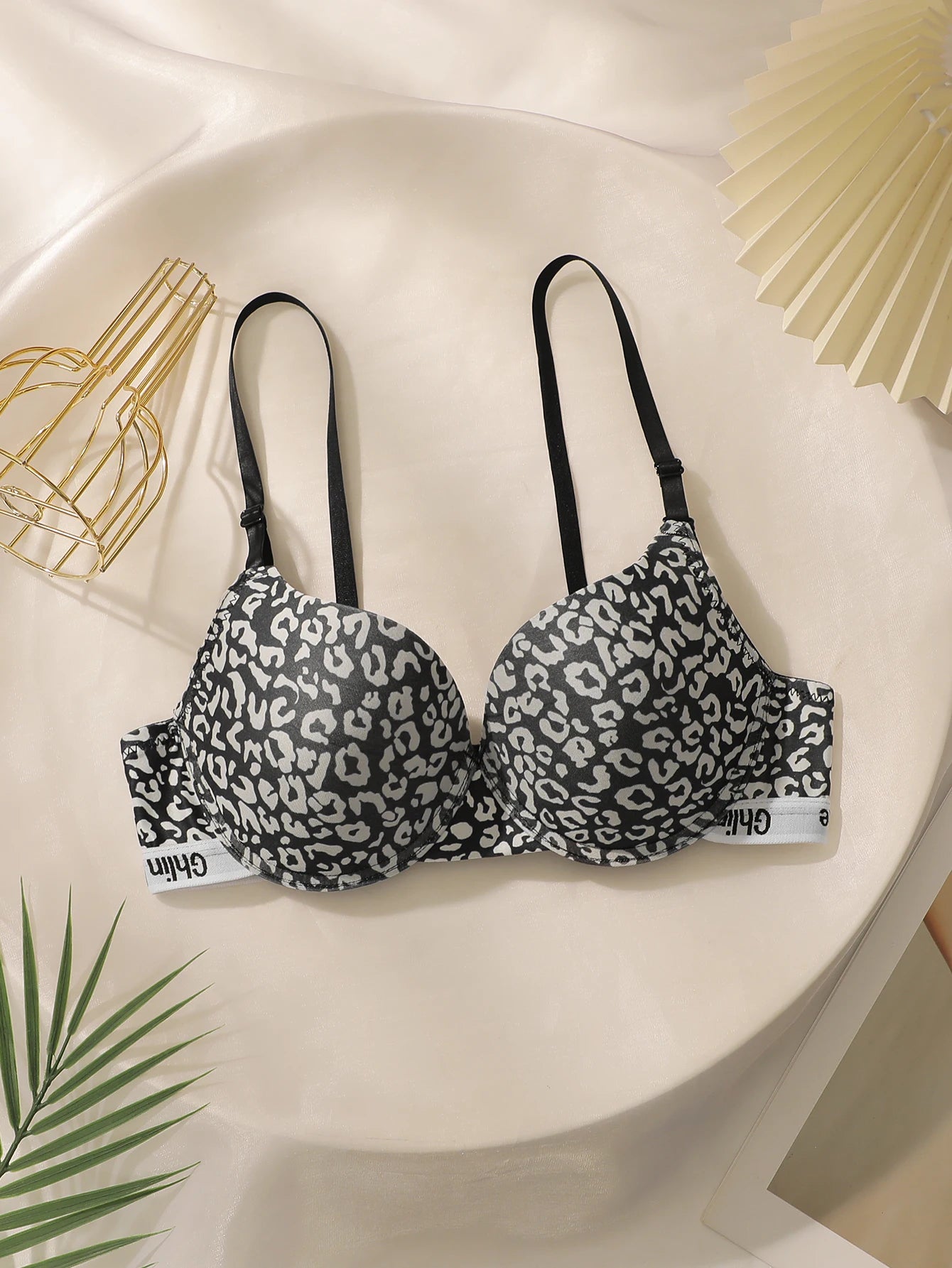 Soutien-gorge sexy imprimé léopard pour femmes
