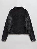 Veste courte en jean pour femmes