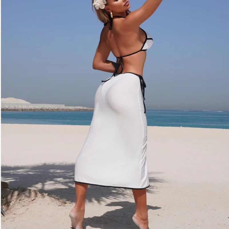 Maillots de bain trois pièces bikini brésiliens pour femmes