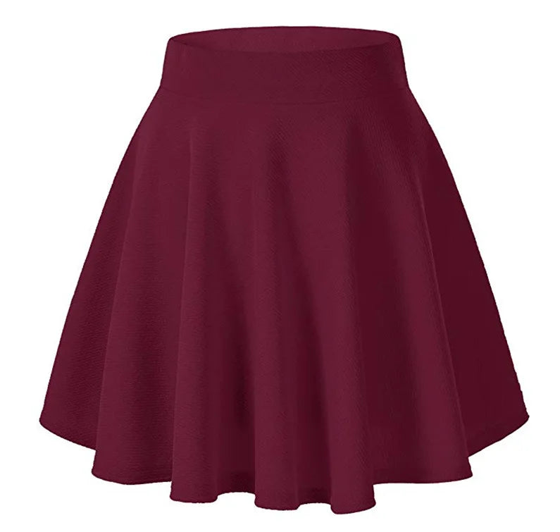 Jupes courte plissée et bouffante pour femmes