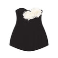 Robe bustier mini fleurie d'été pour femmes
