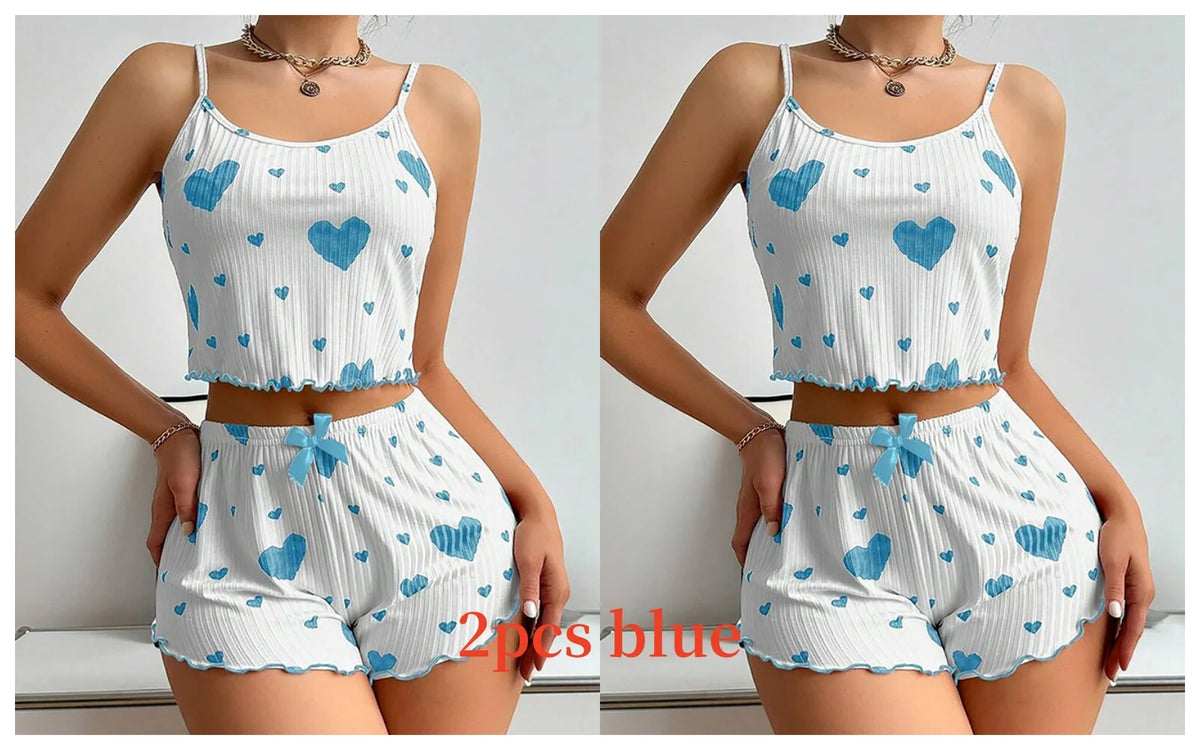 Ensemble de pyjamas 2 pièces pour femmes