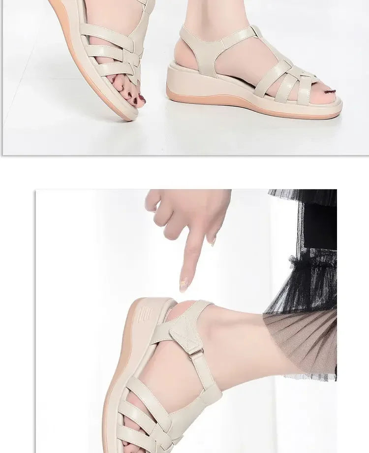 Sandales à  talon compensé pour femmes
