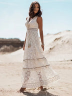 Robe en dentelle pour femmes