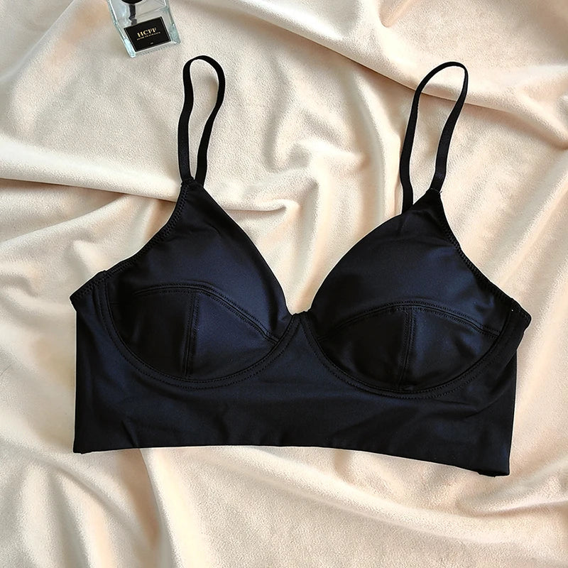 Soutien-gorge confortable sans fil sans couture pour femmes