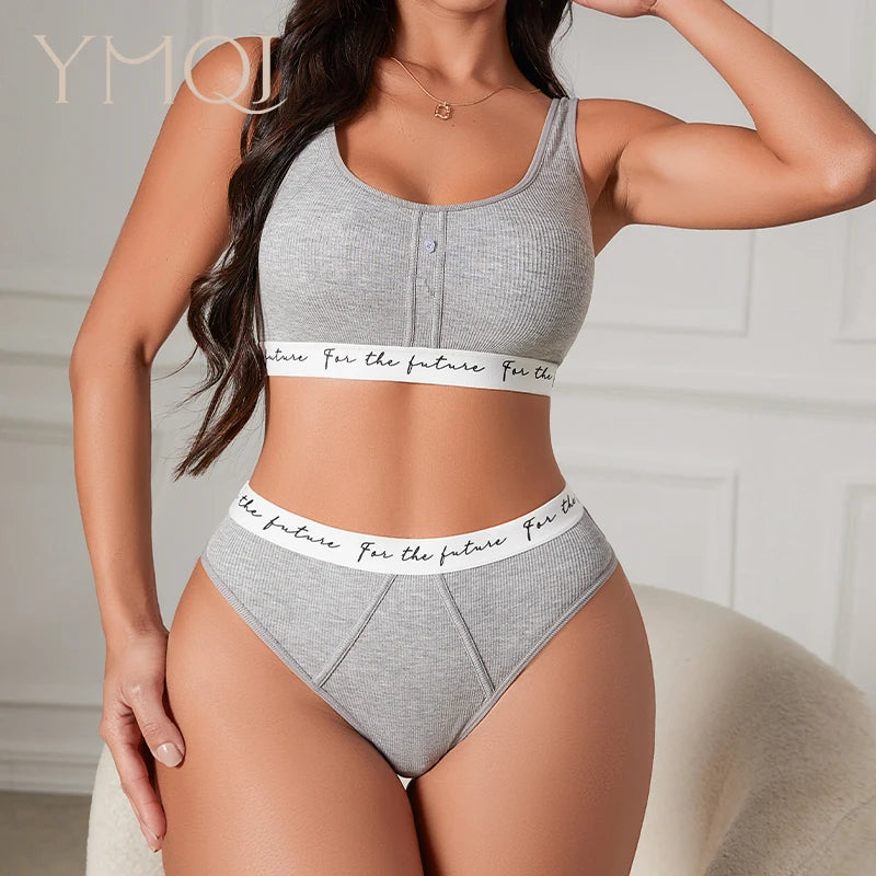 Ensemble soutien-gorge et culottes sans couture pour femmes