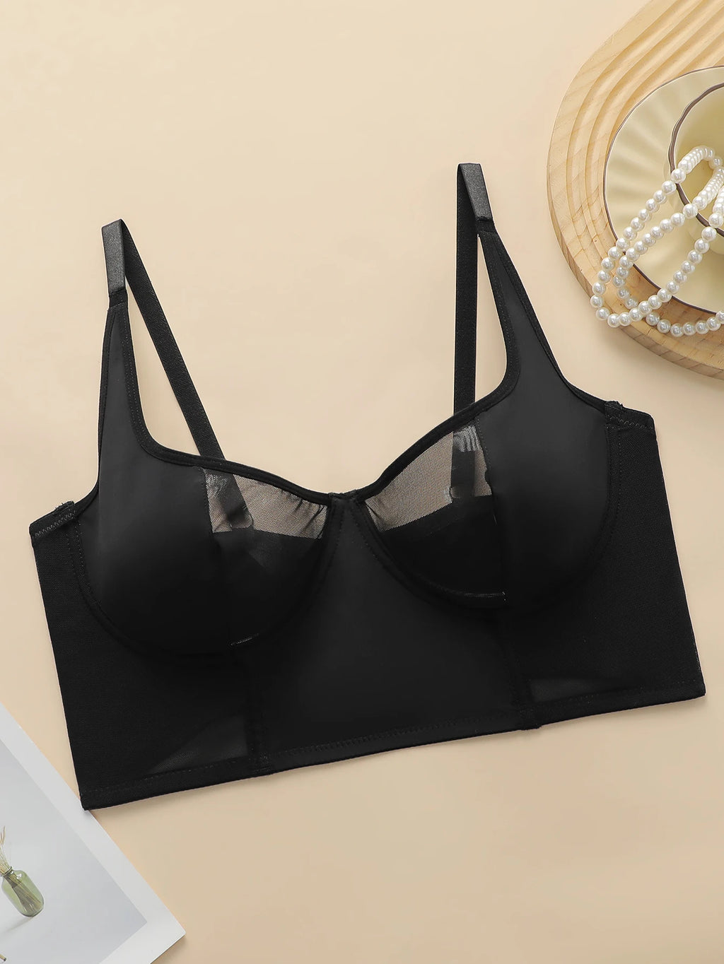 Soutien-gorge sexy en maille respirante pour femmes