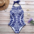 Maillot de bain une pièce imprimé pour femmes