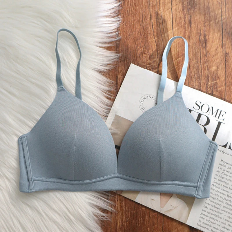 Soutien-gorge push-up en V profond sans couture pour femmes
