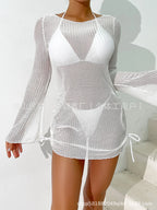 Cache-maillot sexy à manches longues pour femmes