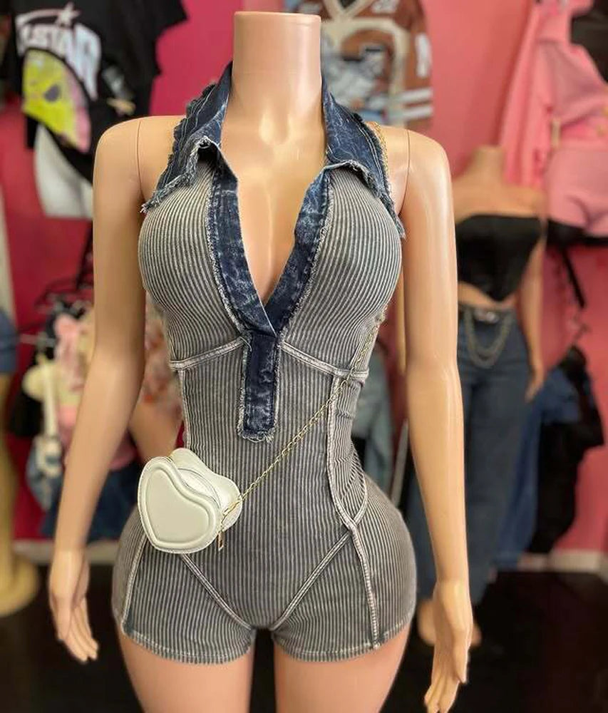 Combinaison en jean pour femmes