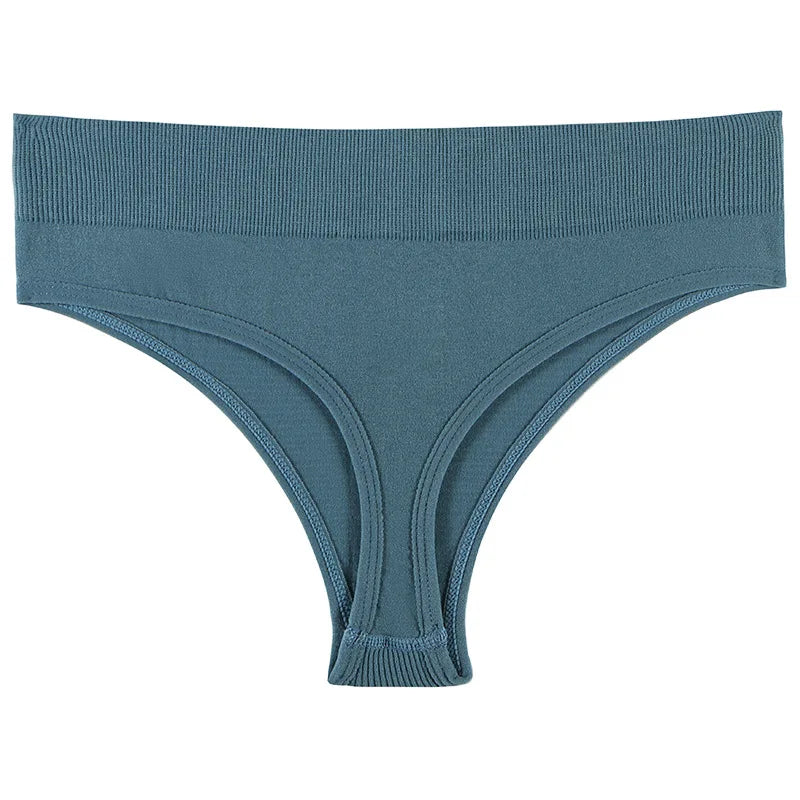 String taille basse sans couture pour femmes