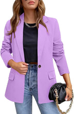 Blazer à manches longues pour femmes