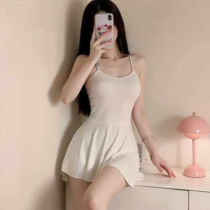 Pyjama Sans Manches Femme – Dos Ouvert