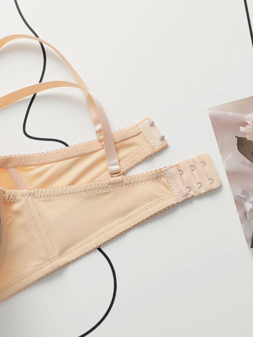 Soutien-gorge sexy de couleur unie pour femmes