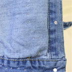 Veste en jean brodée pour femmes