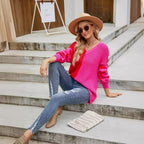 Pull haut en couleur pour femmes