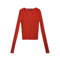 Cardigan court vintage pour femmes