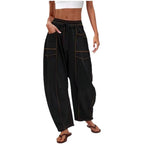 Pantalon ample à jambes larges pour femmes