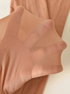 Collants transparents brillants pour femmes