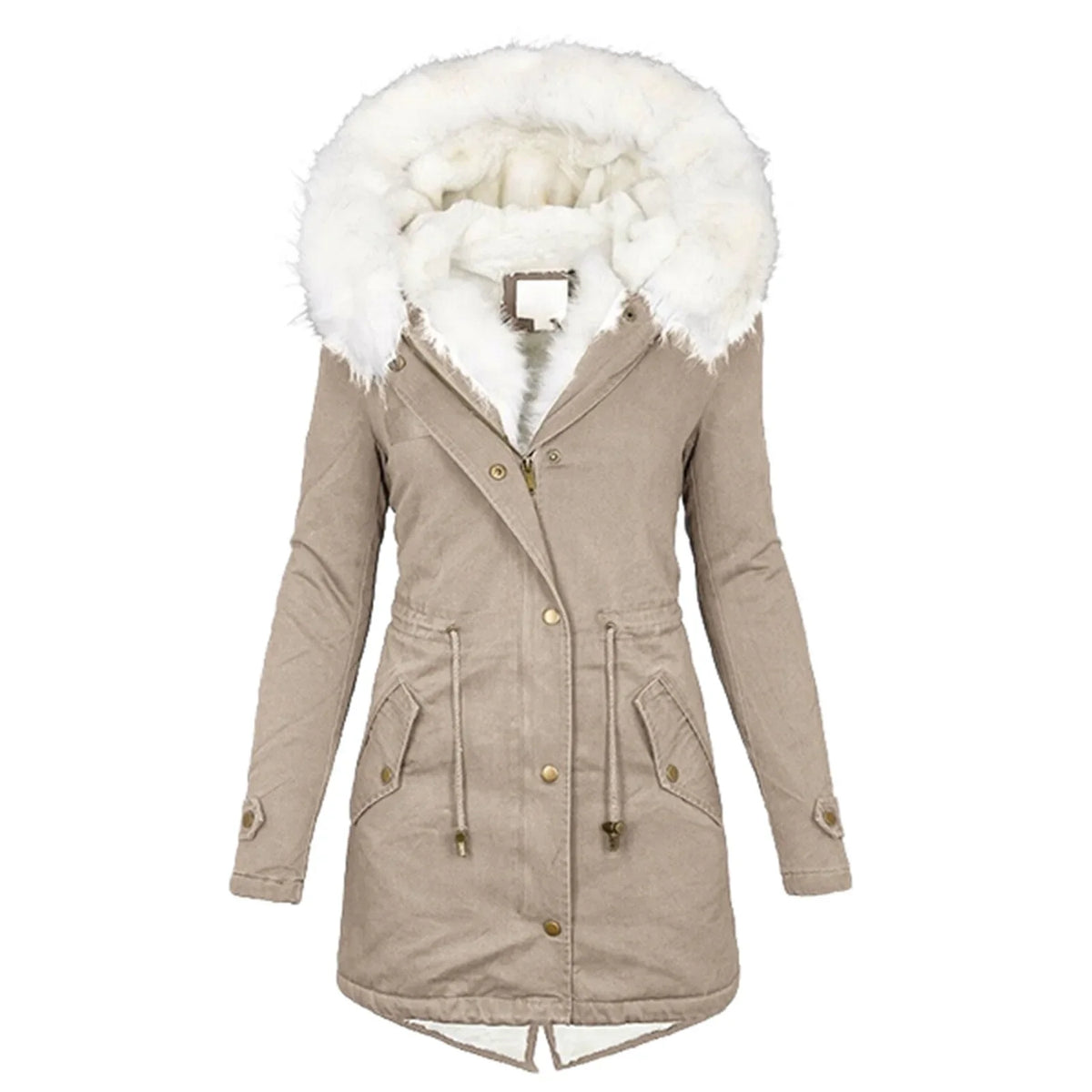 Veste parka longue pour femmes