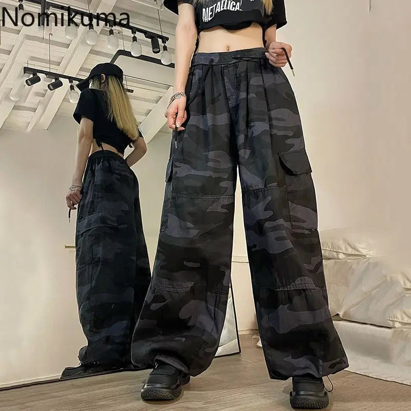 Pantalon cargo vintage pour femmes