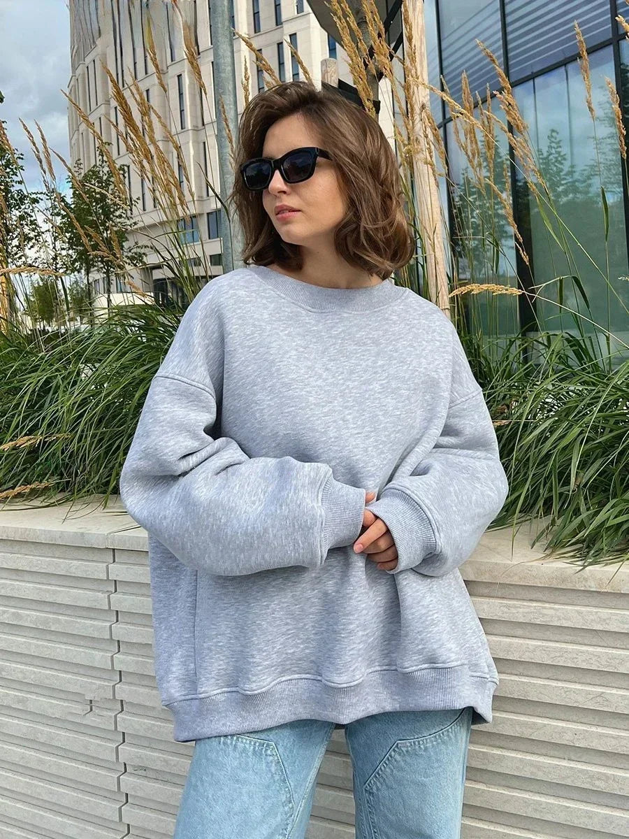 Pulls en polaire épaisse et chaude pour femmes