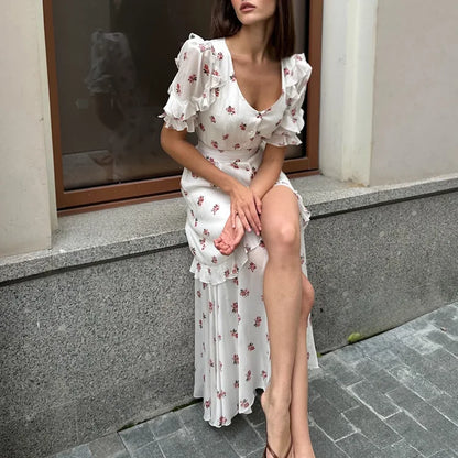 Robe d’Été Ample Femme – Imprimé Tendance