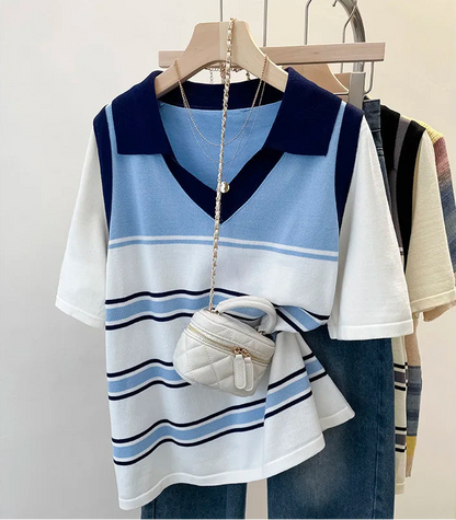 Pull Léger Femme – Manches Courtes