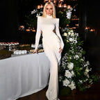 Robe longue et dos nu pour femmes