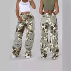 Pantalon long camouflage pour femmes