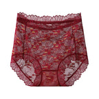 Culottes imprimé taille haute transparent pour femmes