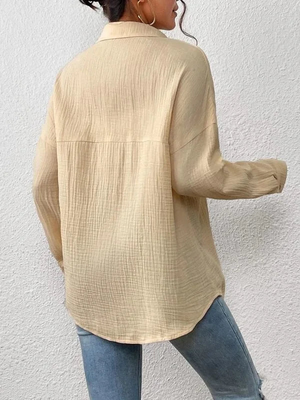 Chemises décontracté 100% coton pour femmes