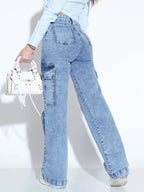 Jeans évasés vintage pour femmes