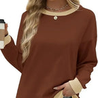 Sweat-shirt ample pour femmes